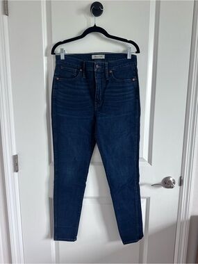 Madewell, Dark Blue Women's High-Rise Skinny Jeans